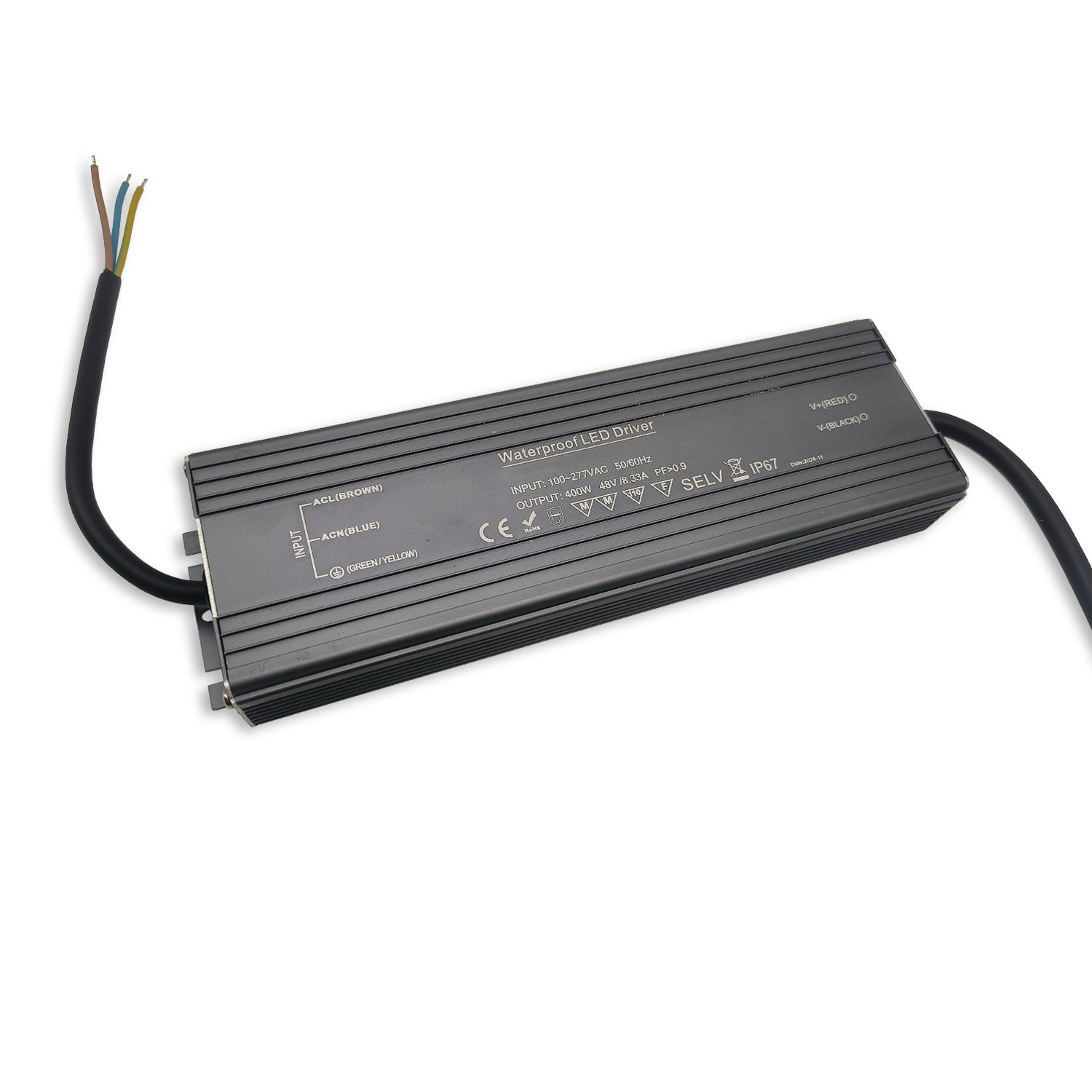 LED Trafo 48V/DC, 400W, kompakt, IP67, SELV