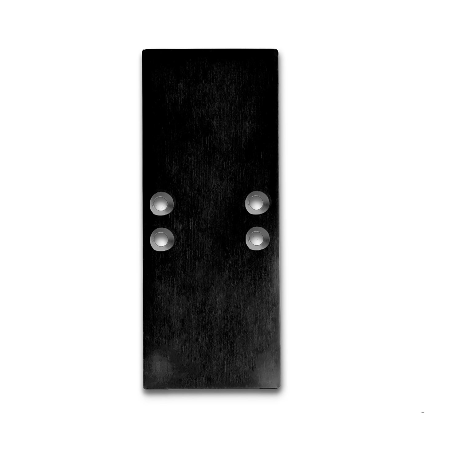 Endkappe EC66 Aluminium schwarz für Profil 2SIDE, 2 STK, inkl. Schrauben