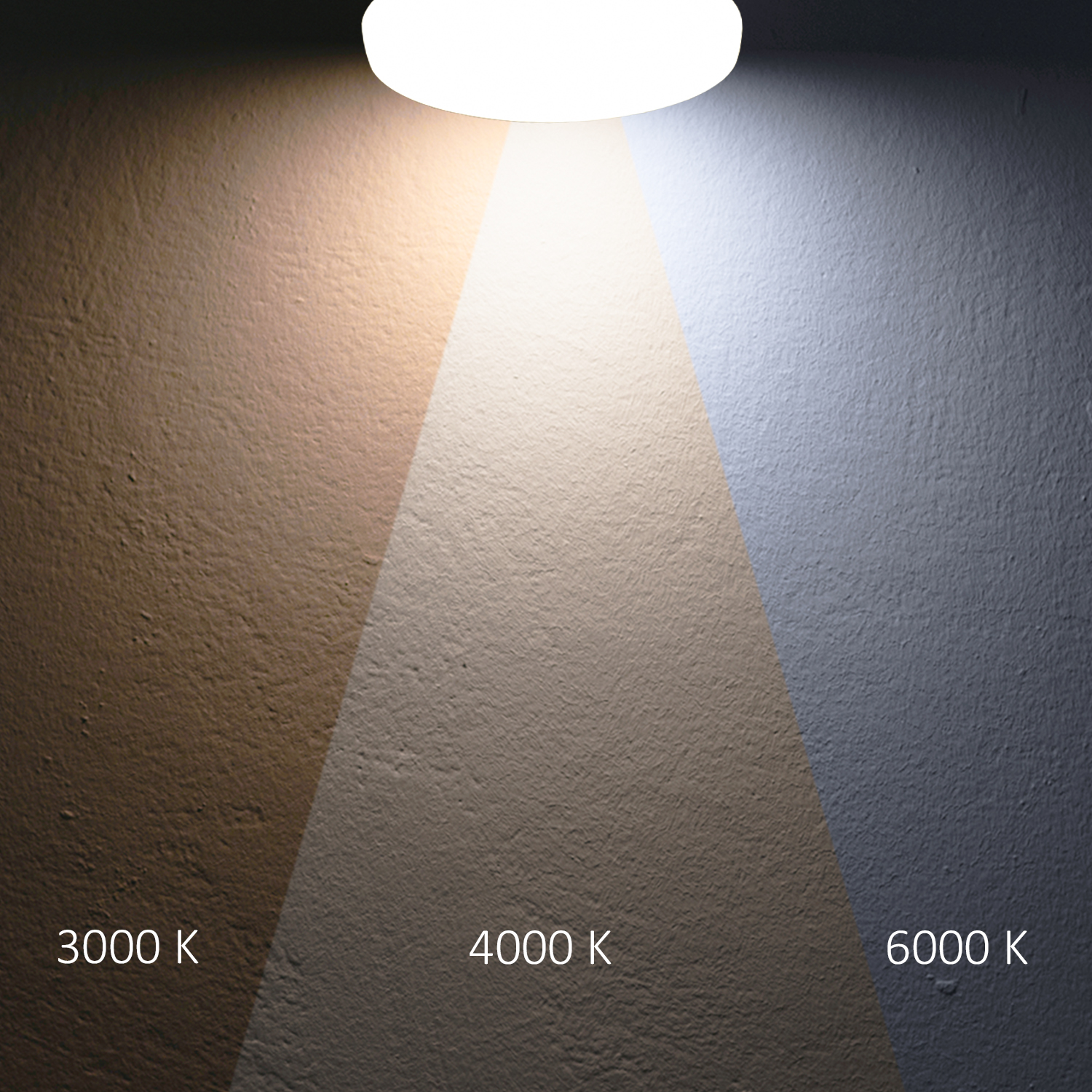 LED Deckenleuchte 13|18W, weiß rund, DN280, IP64, 120lm/W, ColorSwitch 3000|4000|6000K