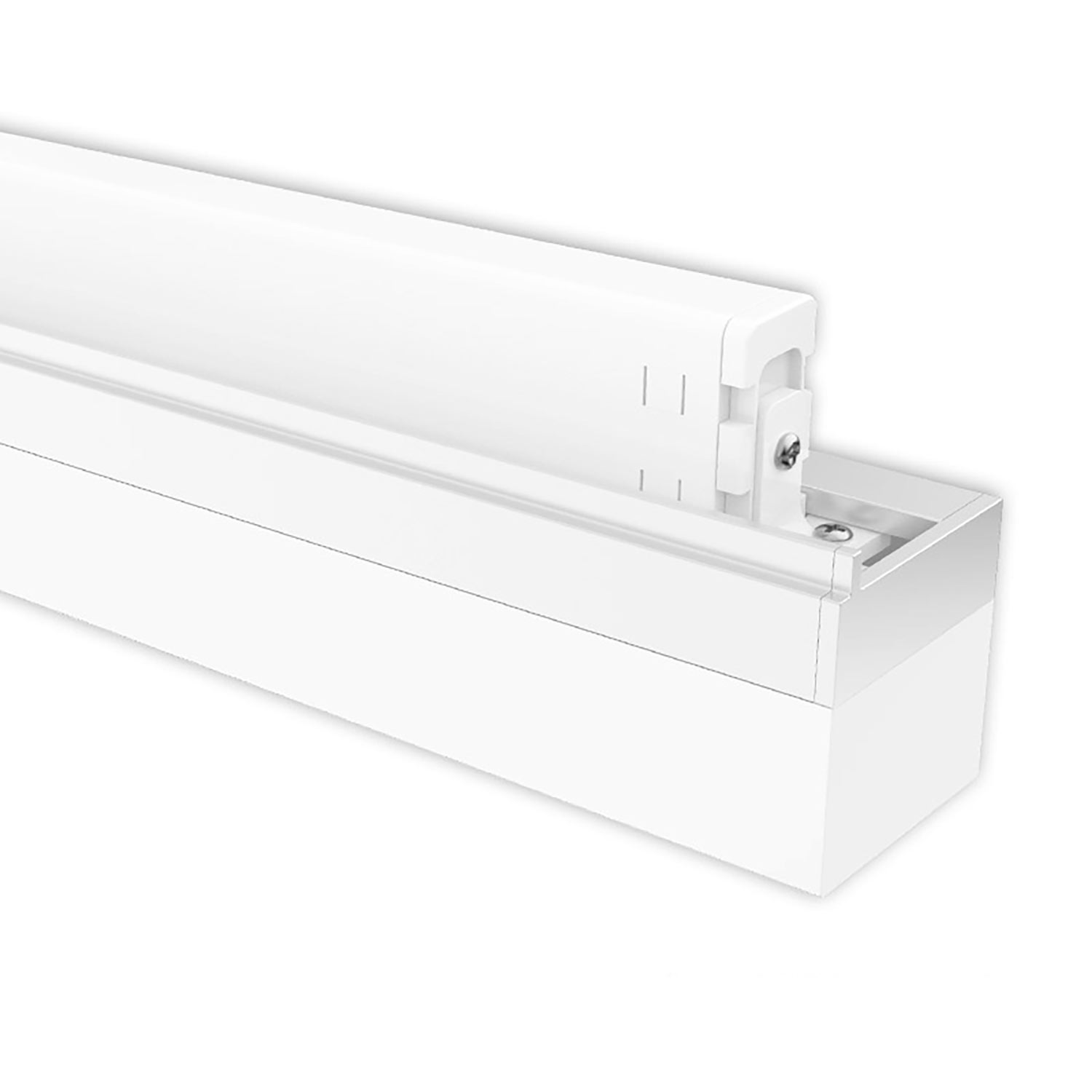 3-Phasen Linearleuchte 600mm, 20W, 110°, weiß matt, ColorSwitch 3000|3500|4000K