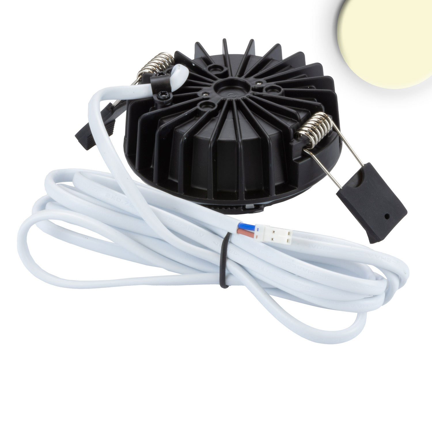 LED Einbaustrahler Sys-90 MiniAMP, 10W, 24V DC 3000K, CRI92, dimmbar (exkl. Cover)