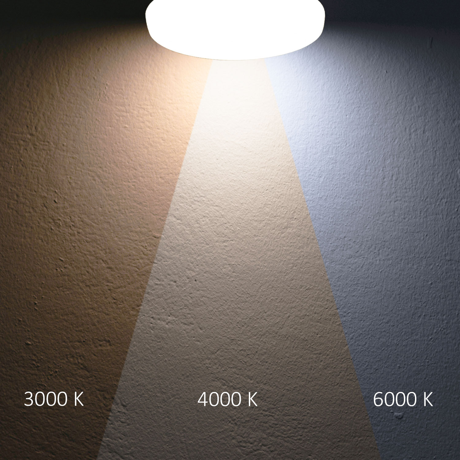 LED Deckenleuchte 22|32W mit HF-Sensor, weiß rund, DN410, IP64, 120lm/W, ColorSwitch 3000|4000|6000K