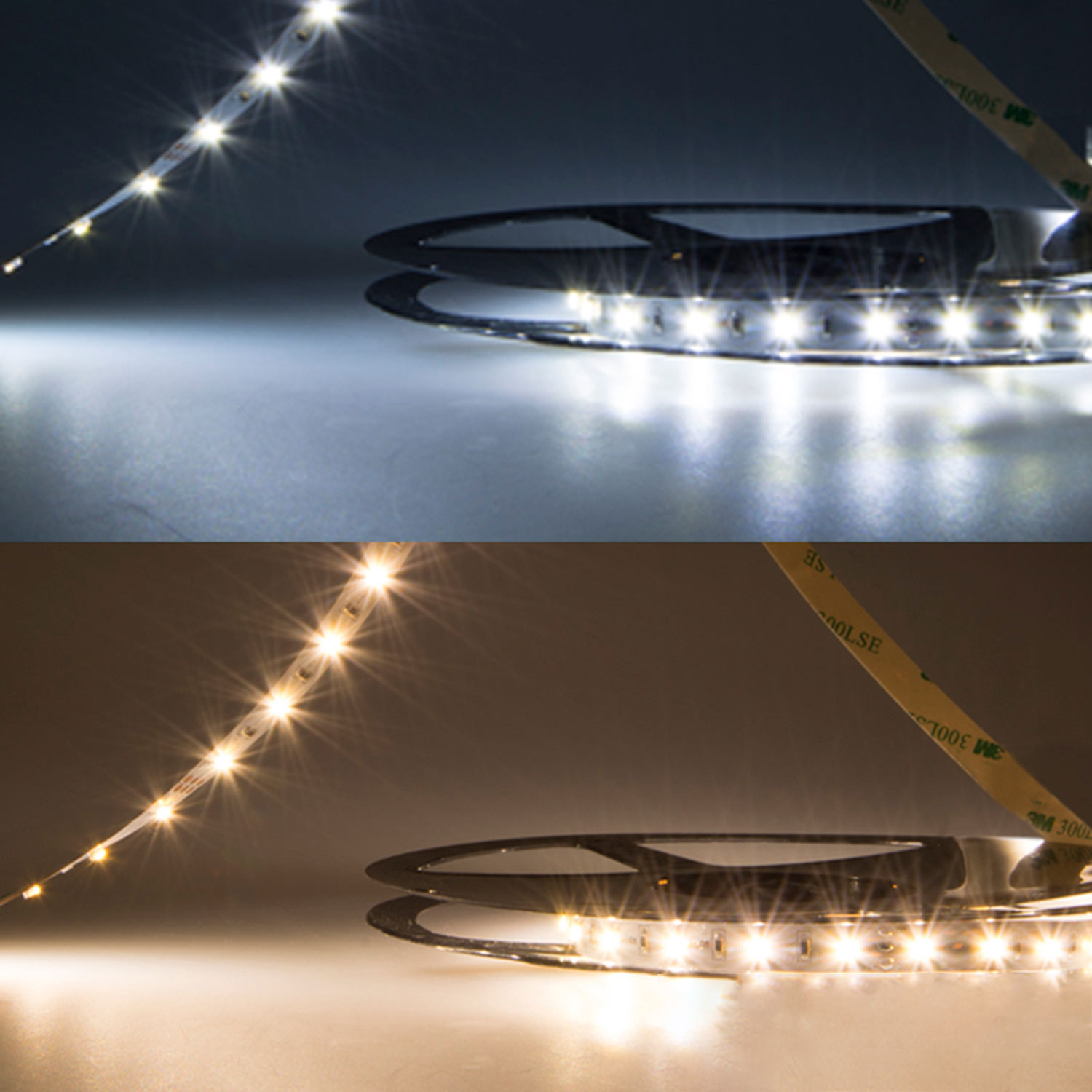 LED SIL830/860 CCT Flexband, 24V DC, 5W+5W, IP20, 5m Rolle, 120 LED/m