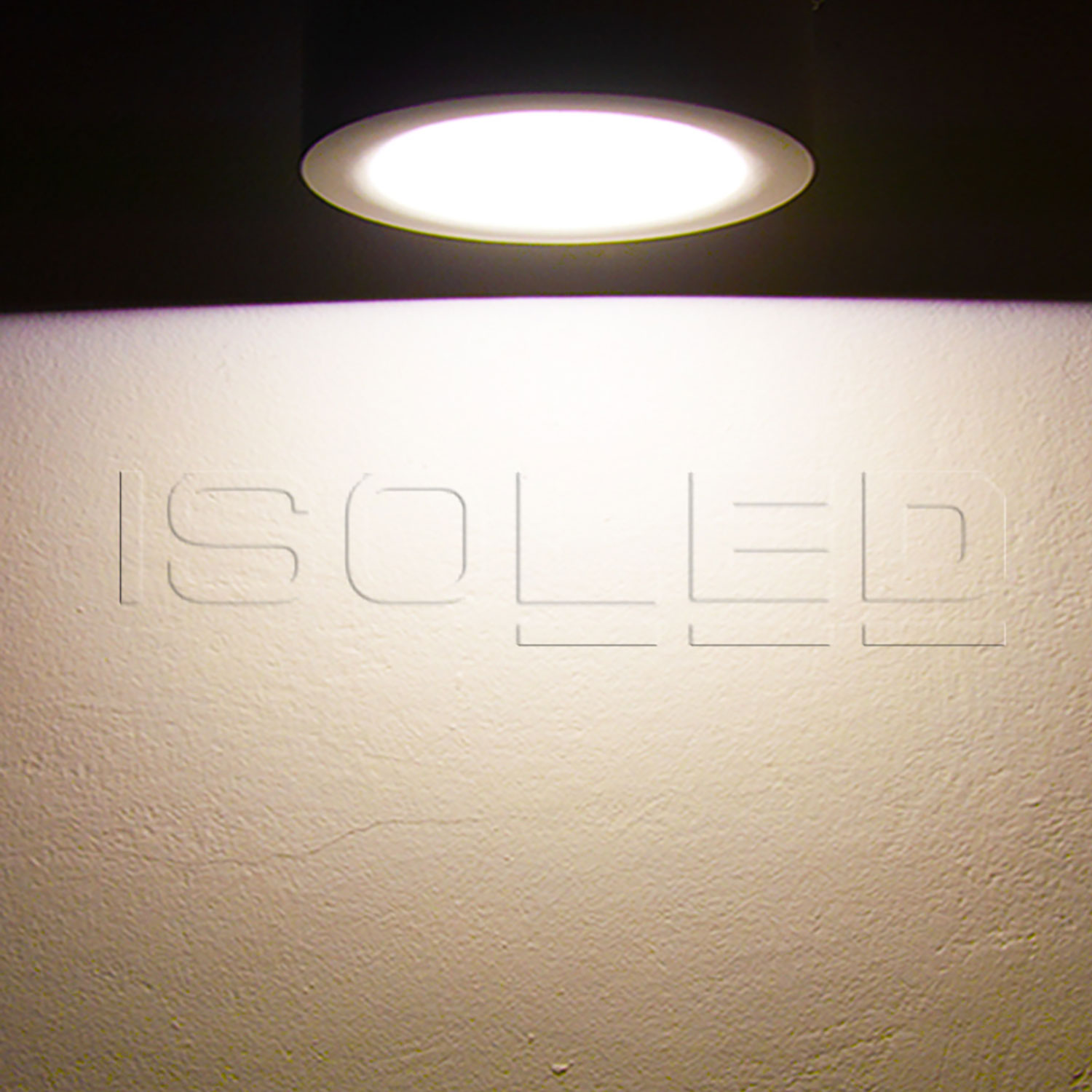 LED Aufbauleuchte LUNA 18W, weiß, rund, DN173, indirektes Licht, warmweiß, dimmbar