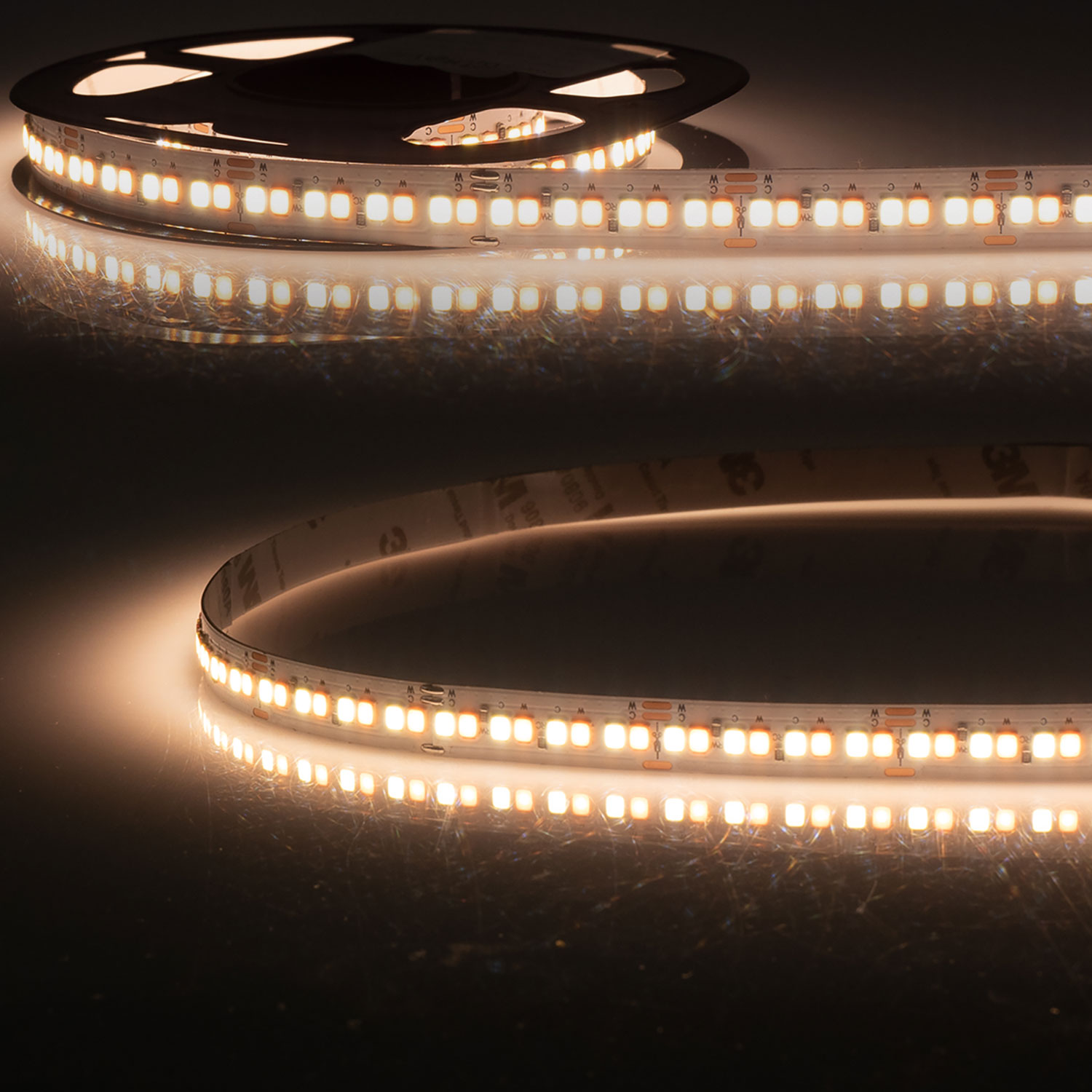LED HEQ918/940 Linear CCT Flexband, 48V DC, 6W+6W, IP20, 5m Rolle, 256 LED/m