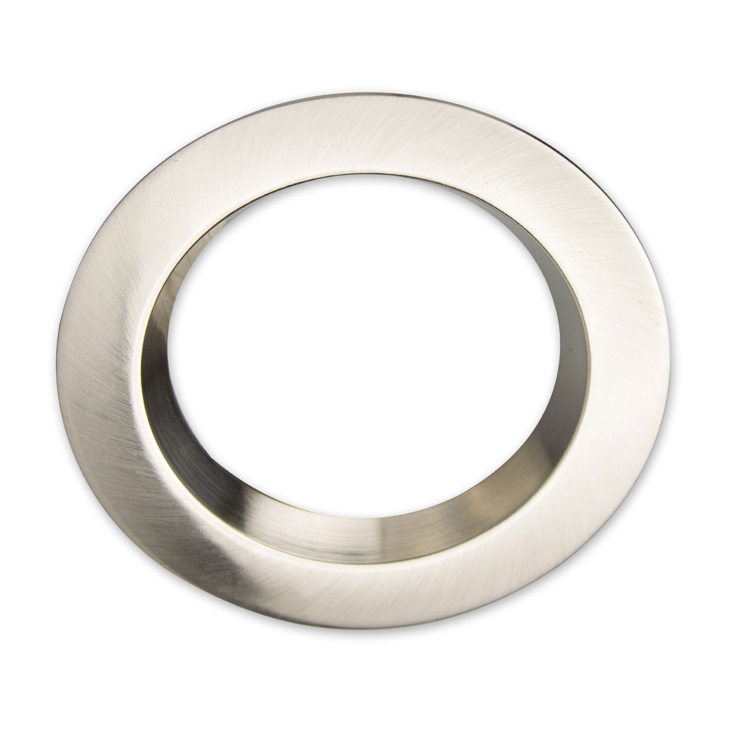 Cover Aluminium rund chrom matt rückversetzt für Sys-90