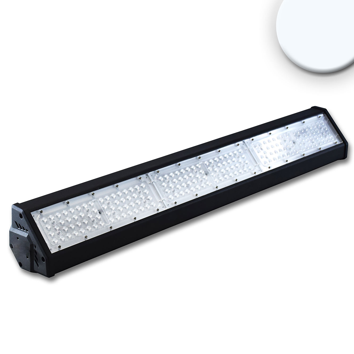 LED Hallenleuchte LN 150W, 30°x70°, IK10, IP65, 1-10V dimmbar, kaltweiß