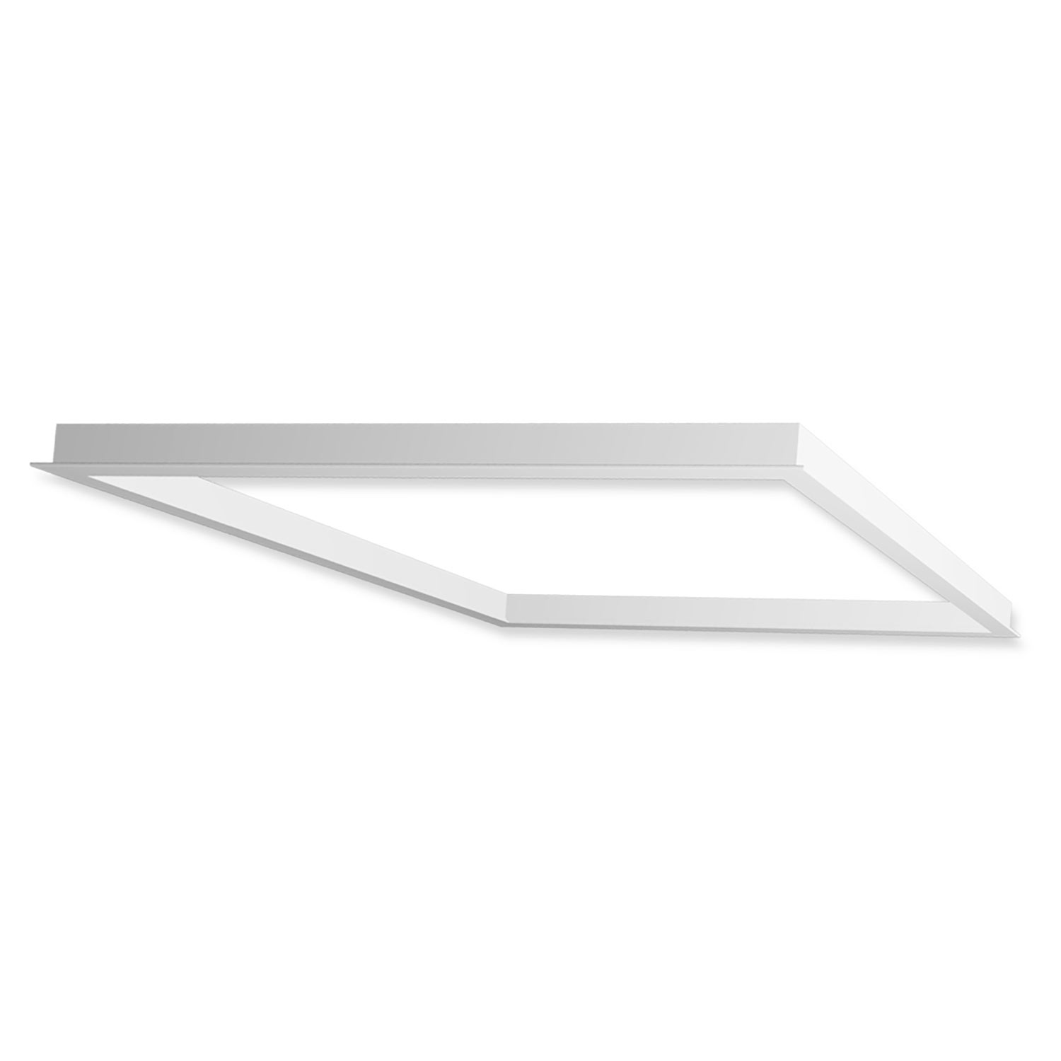 Einbaurahmen weiß RAL 9016 für LED Panel 600