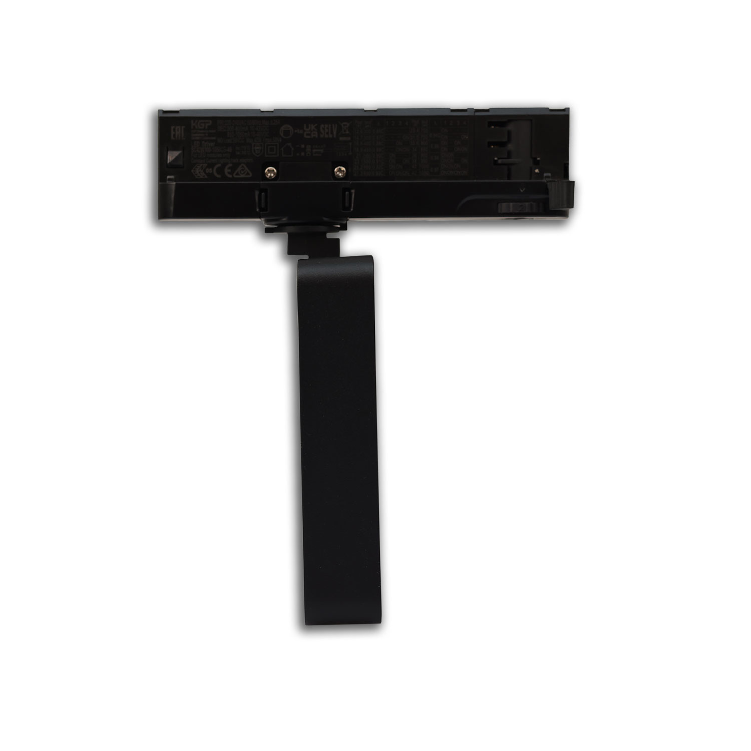 3-Phasen Schienenstrahler MATRIX, 20W, 40°, schwarz, 4000K, UGR