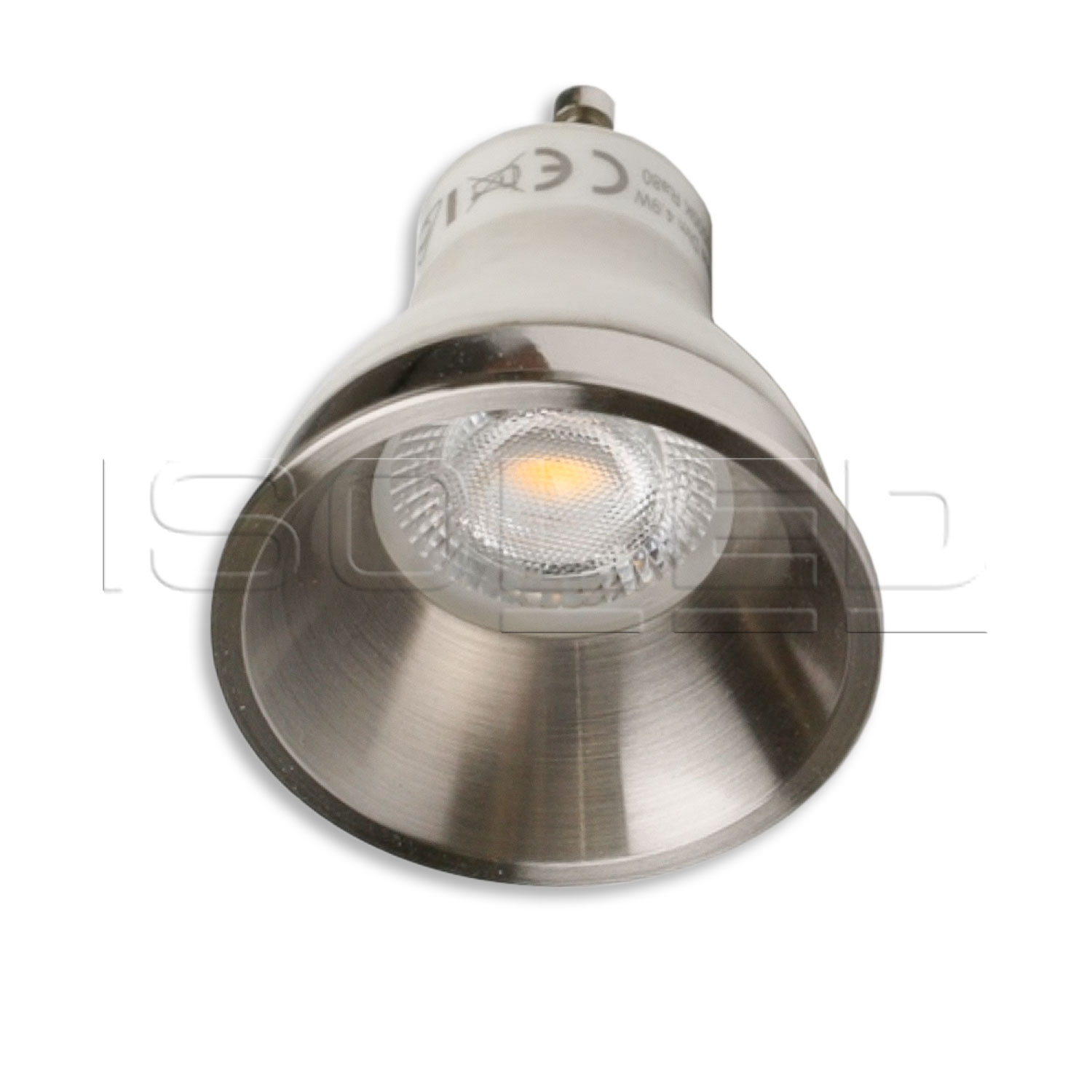 Cover für LED Spot und LED Modul SYS-GU10, nickel gebürstet, rückversetzt, UGR