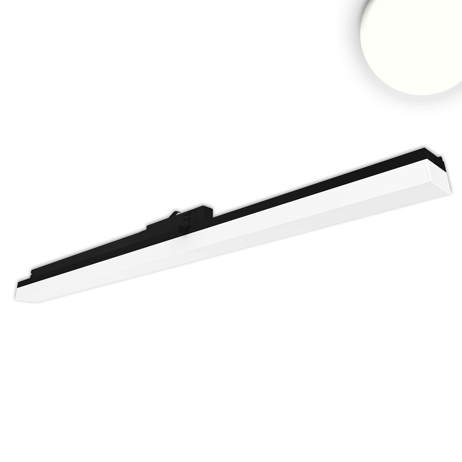 3-Phasen Linearleuchte 1200mm, 40W, 110°, schwarz matt, ColorSwitch 3000|3500|4000K
