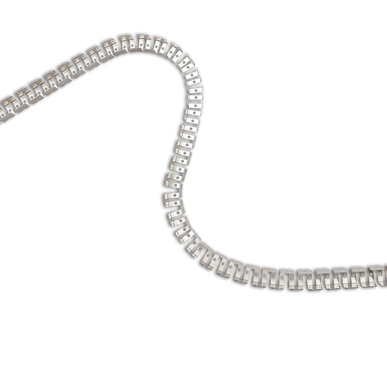 LED Aufbauprofil eloxiert, gezahnt und flexibel für NEON Flexband B16H16, 100 cm