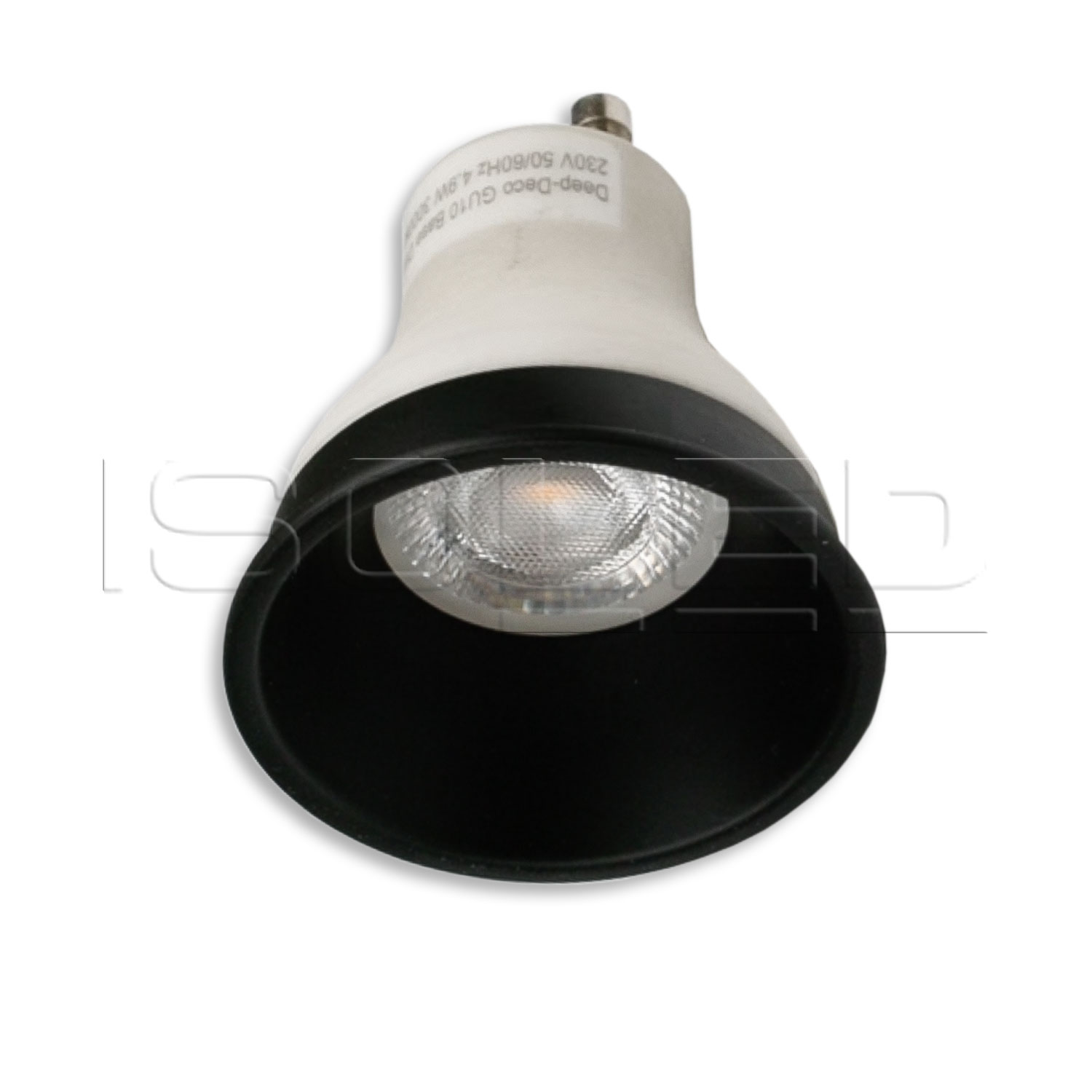 Cover für LED Spot und LED Modul SYS-GU10, schwarz matt, rückversetzt, UGR