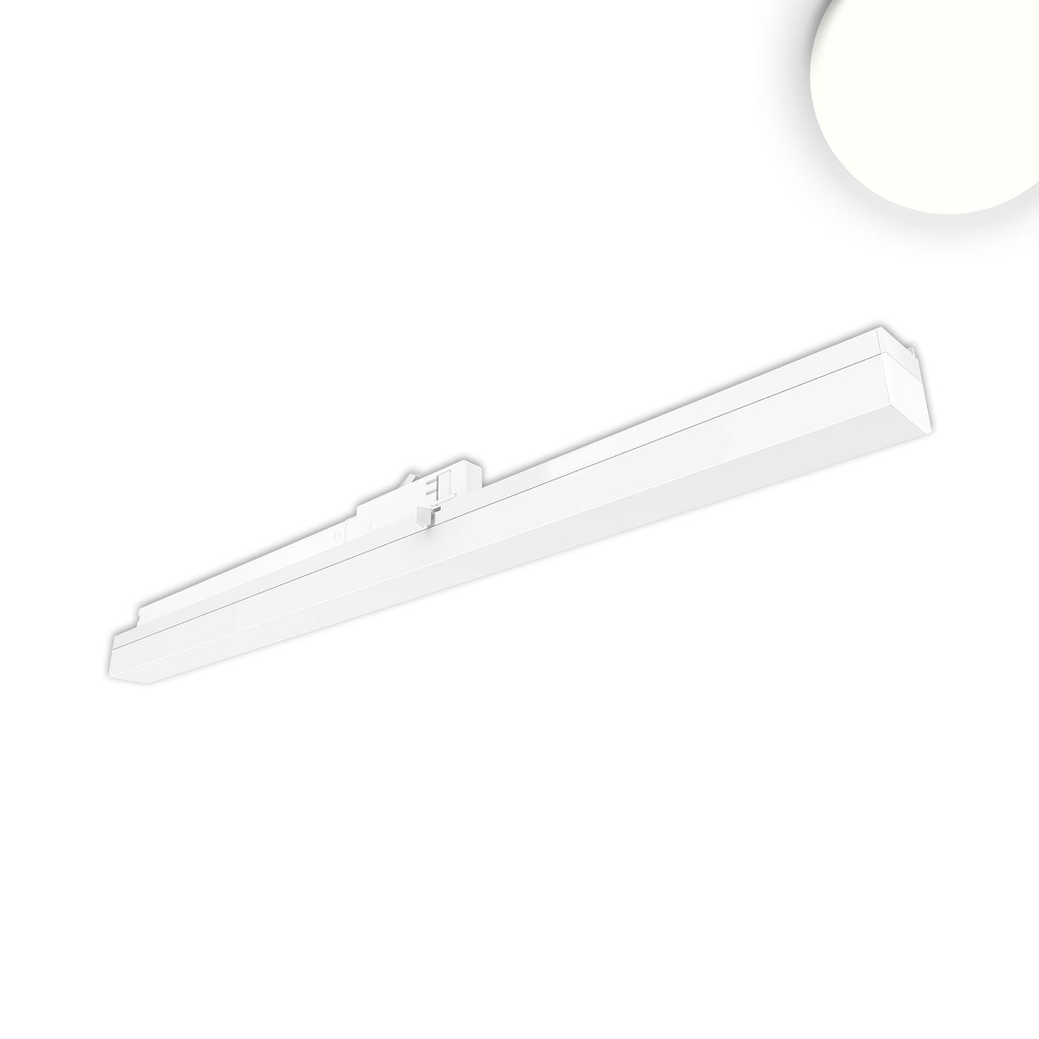 3-Phasen Linearleuchte 600mm, 20W, 110°, weiß matt, ColorSwitch 3000|3500|4000K