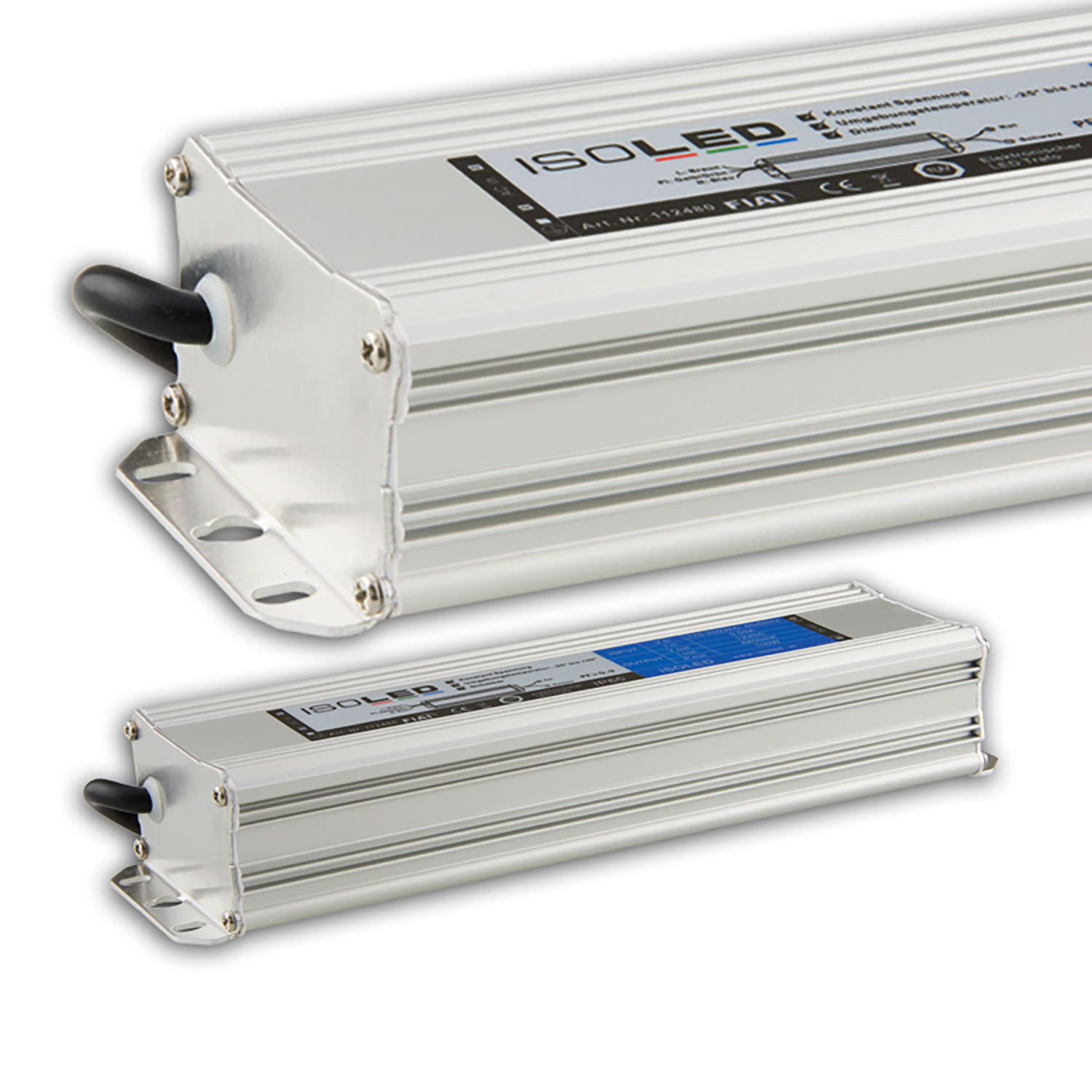 LED Trafo 12V/DC, 20-100W, IP65, dimmbar (Spannungssenke)