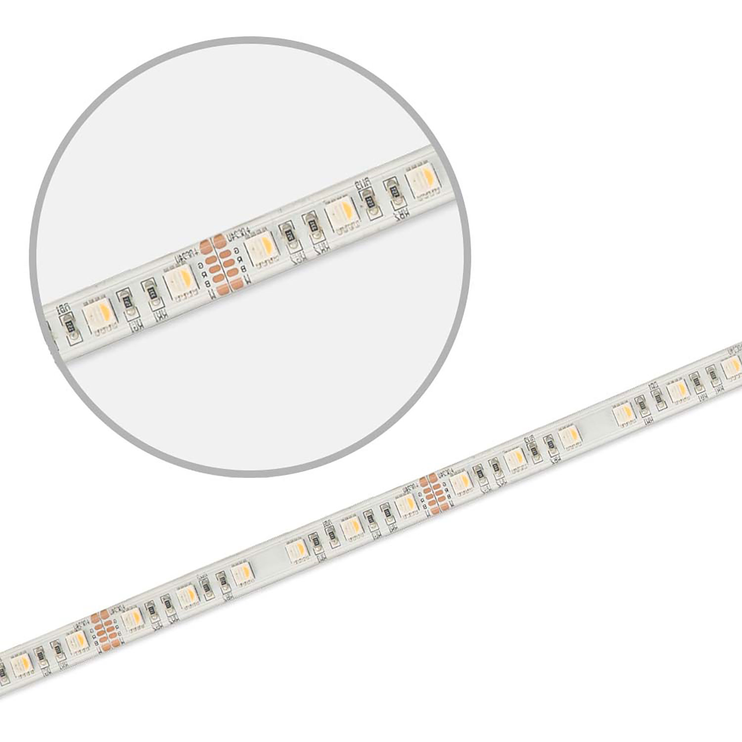 LED AQUA RGB+WW Flexband, 24V DC, 19W, IP67, 4in1 chip, 5m Rolle, 60 LED/m