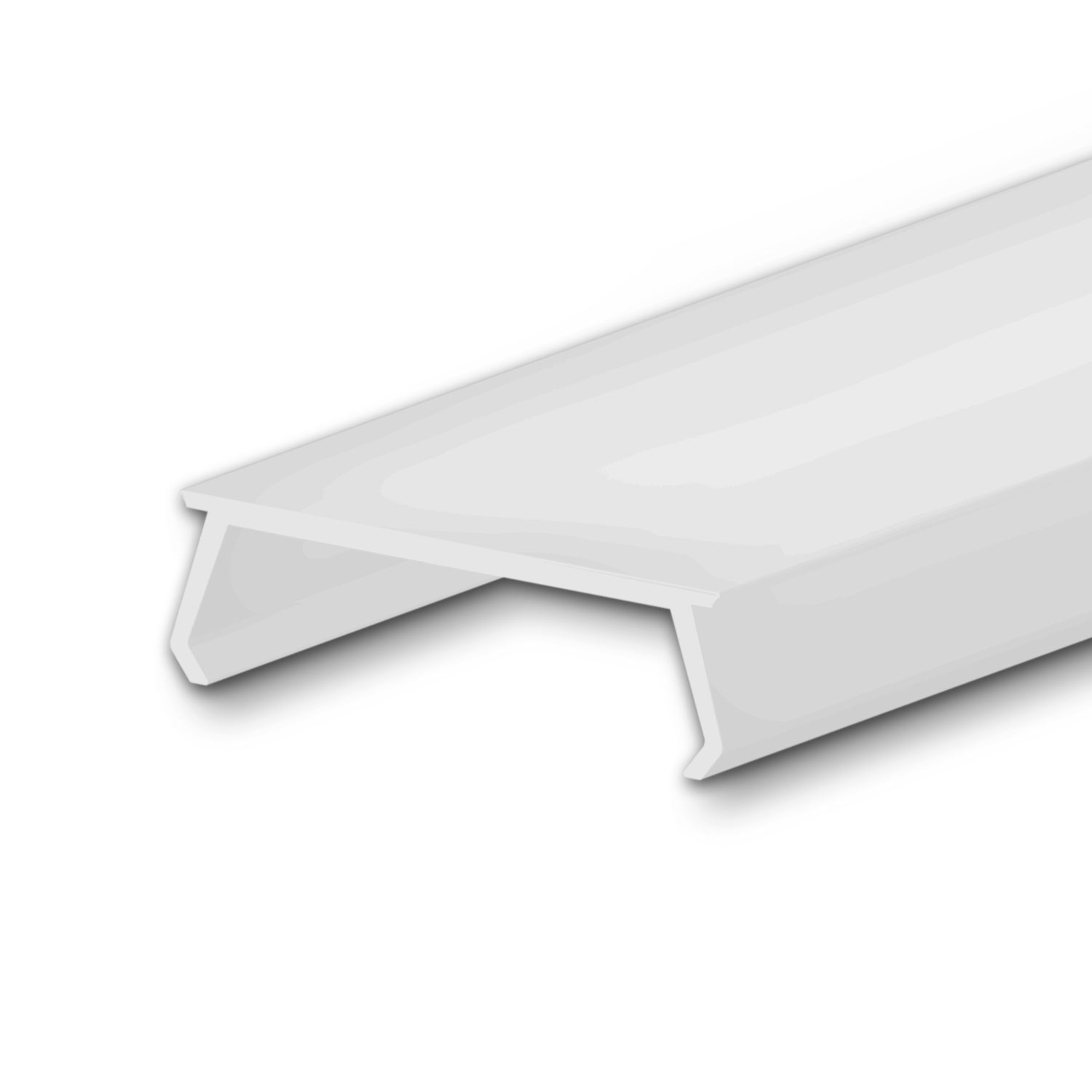 Abdeckung COVER47 weiß matt 200cm für T-Profil 20, 21 Ceiling