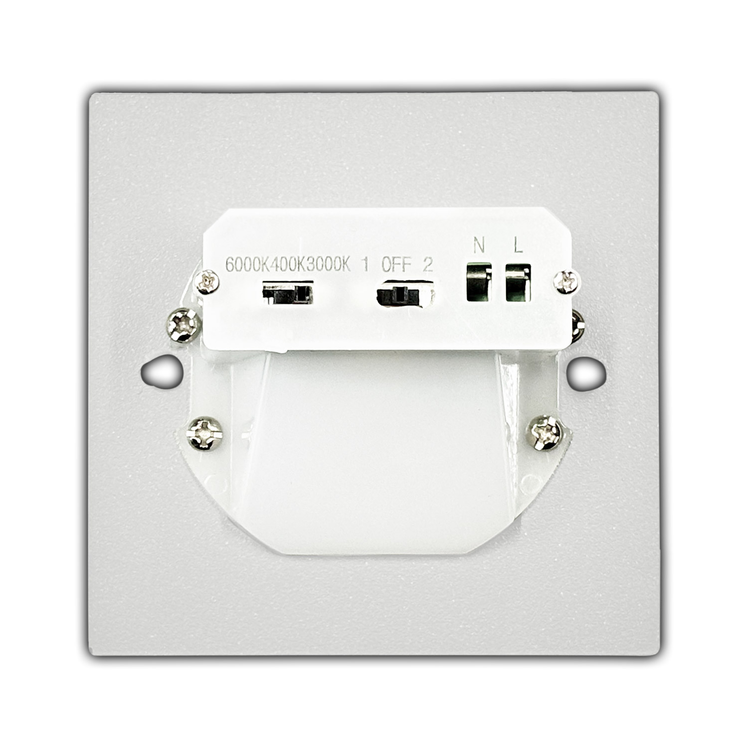 LED Wandeinbauleuchte Sys-Wall68 230V, PIR Master/Slave, 3W, 3000|4000|6000K, exkl. Dose/exkl. Cover