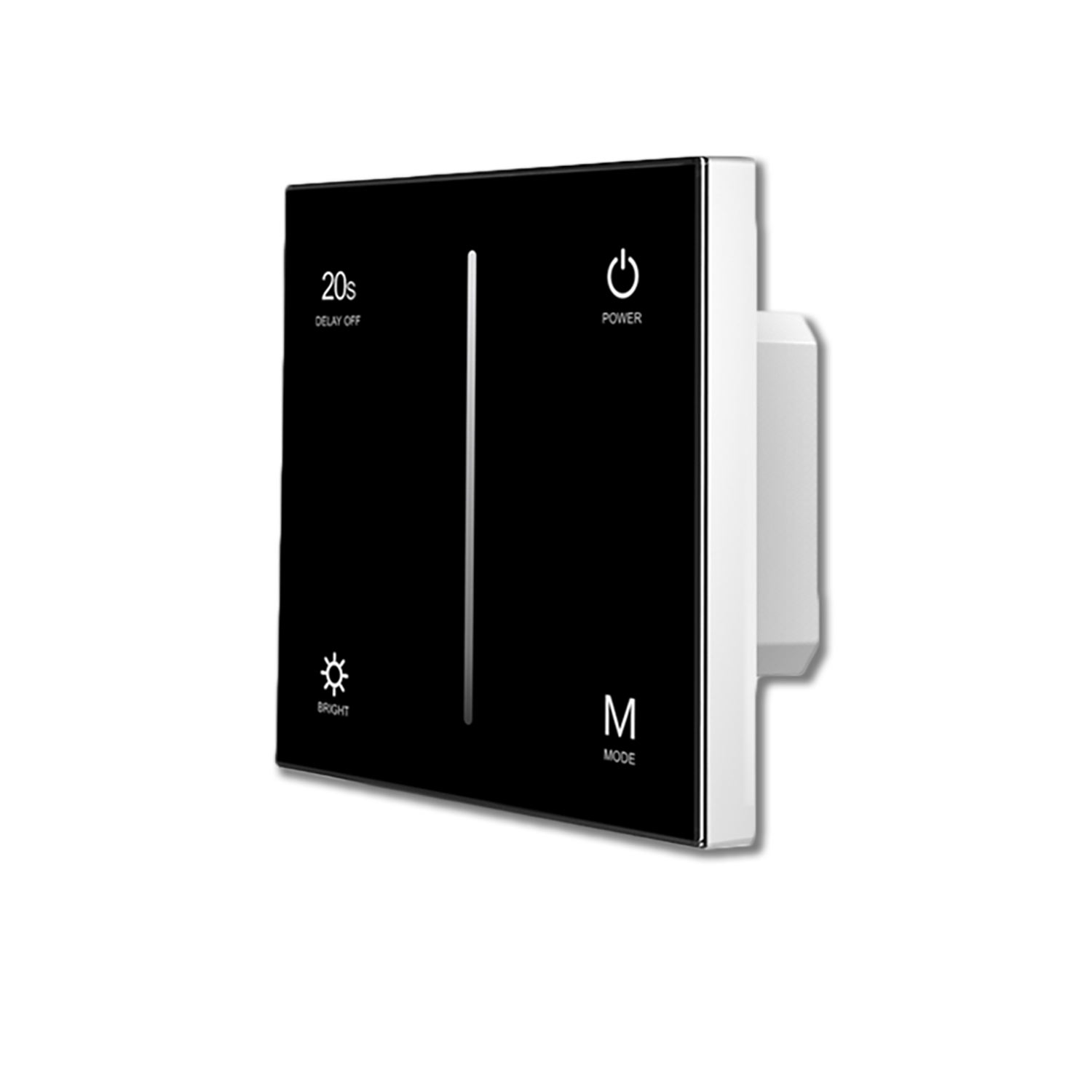 Sys-Pro 1 Zone Einbau-Touch-Funk-Bedienung 1x0-10V Output, schwarz, 100-240V