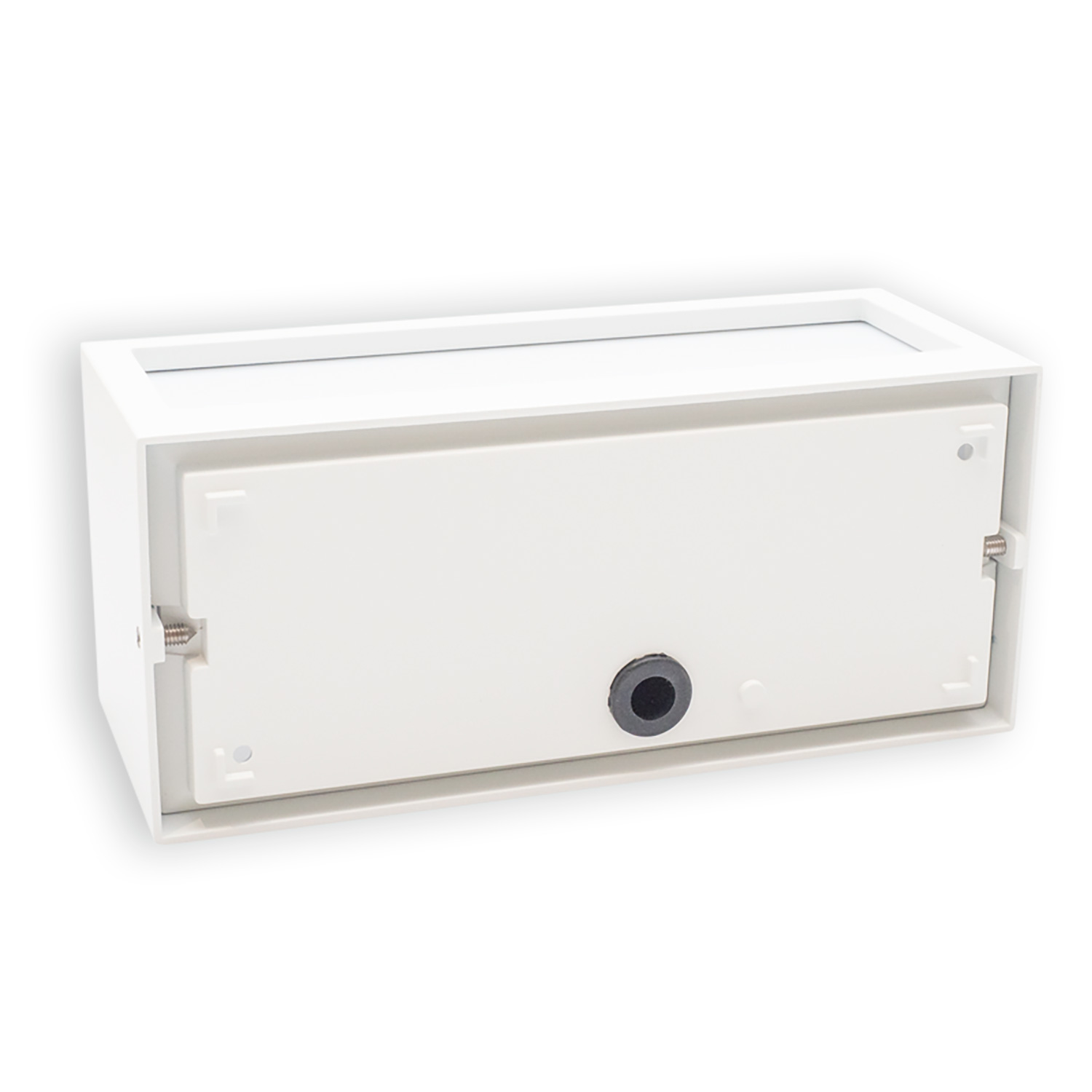 Wandleuchte BOX-II 1xE27, IP54, weiß, exkl. Leuchtmittel