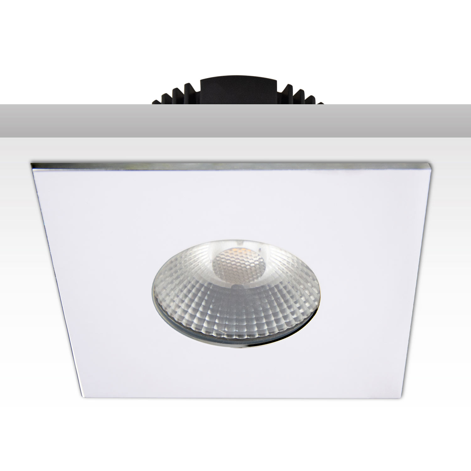 Cover Aluminium eckig chrom für Sys-68