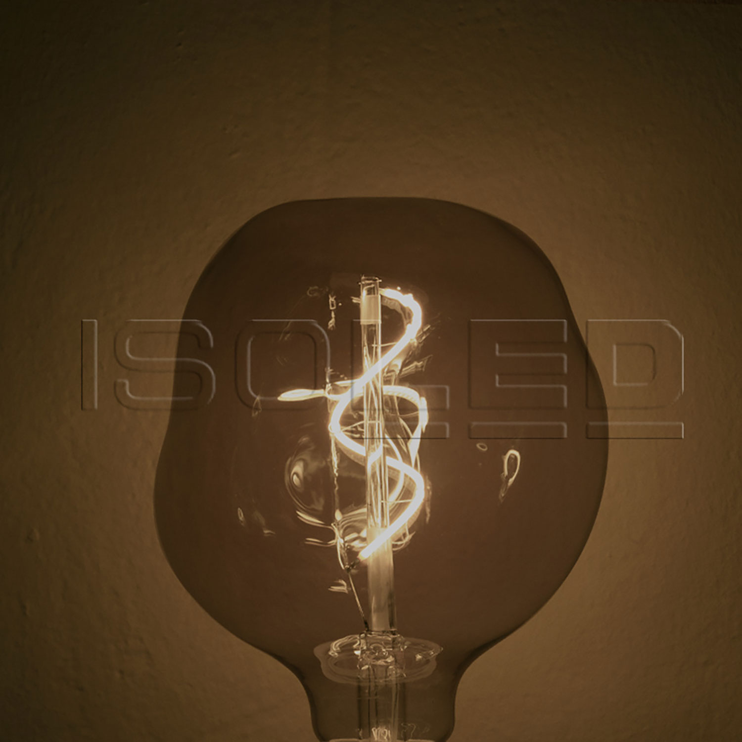 E27 Vintage Line LED Dekobirne 125, 4W ultrawarmweiß, Glas smoky, dimmbar
