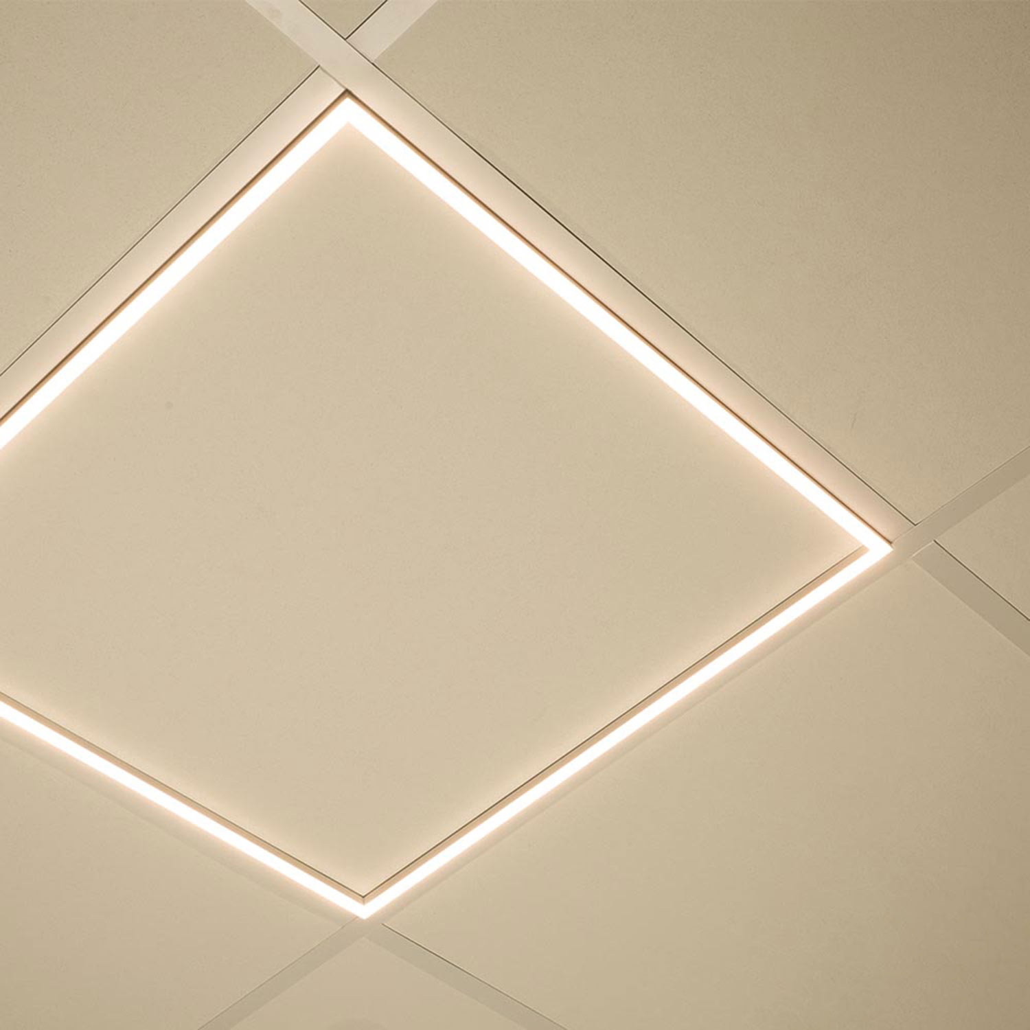 LED Panel Frame 625, 40W, warmweiß, KNX dimmbar