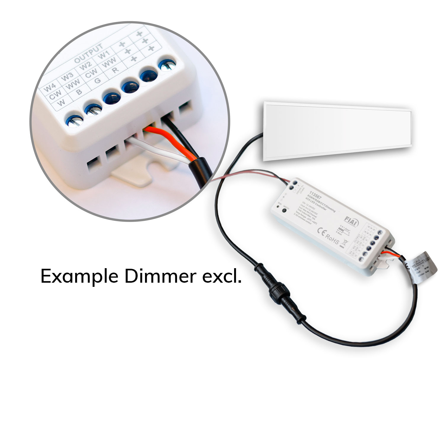 LED Panel HCL Line 1200, 24V DC, UGR