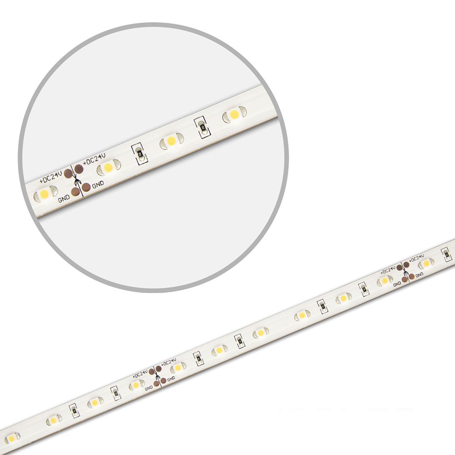 LED AQUA827 Flexband, 24V DC, 4,8W, IP68, 2700K, 5m Rolle, 60 LED/m