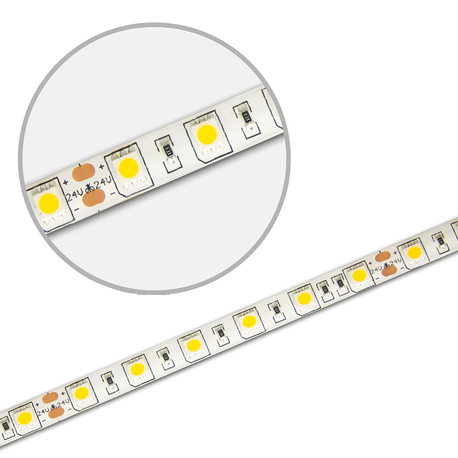 LED SIL830 Flexband, 24V DC, 14,4W, IP66, 3000K, 5m Rolle, 60 LED/m