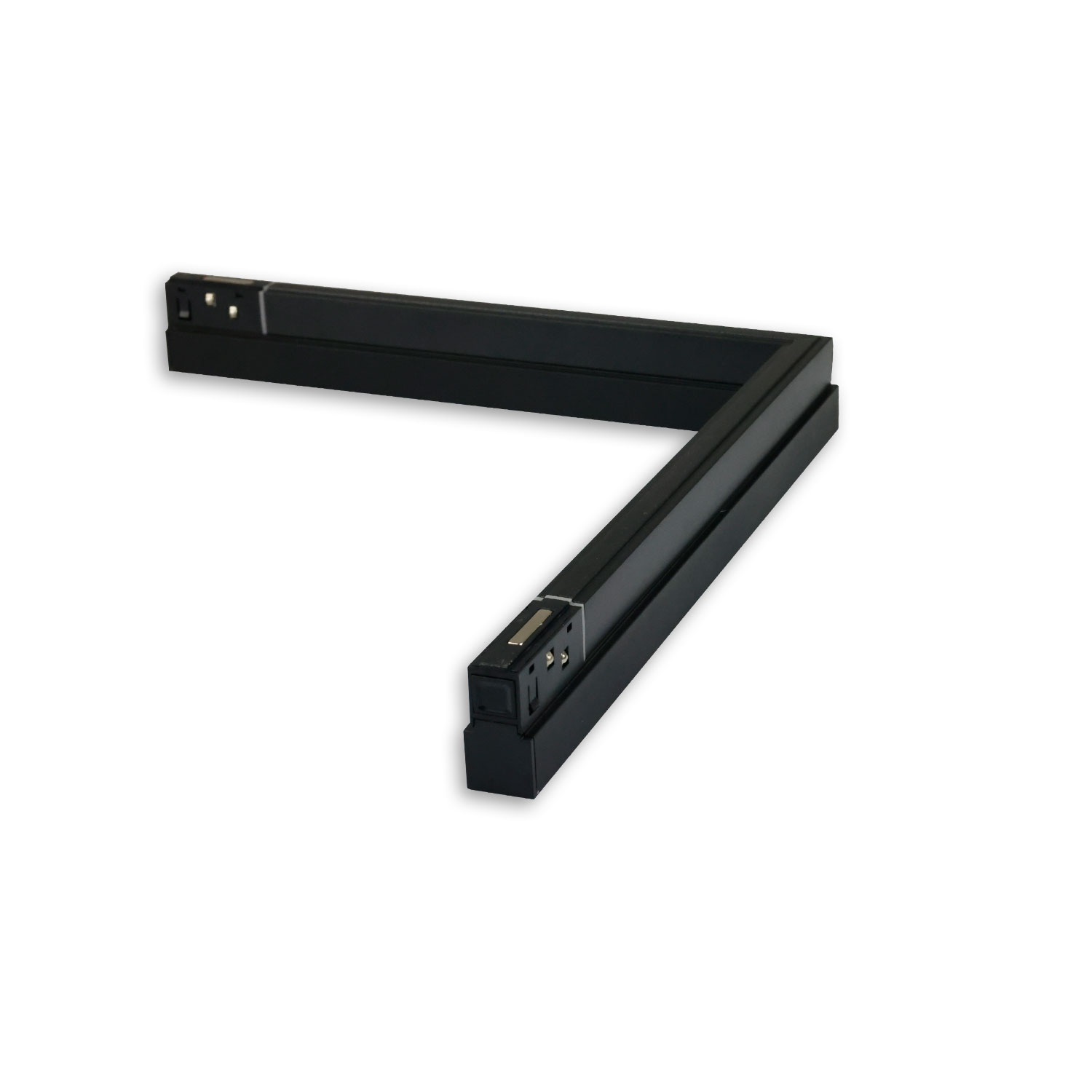 Track48 Eckleuchte horizontal schwarz, 20W, 120°, 48V DC, 1800-4000K,CRI90, Line+, DALI DT8