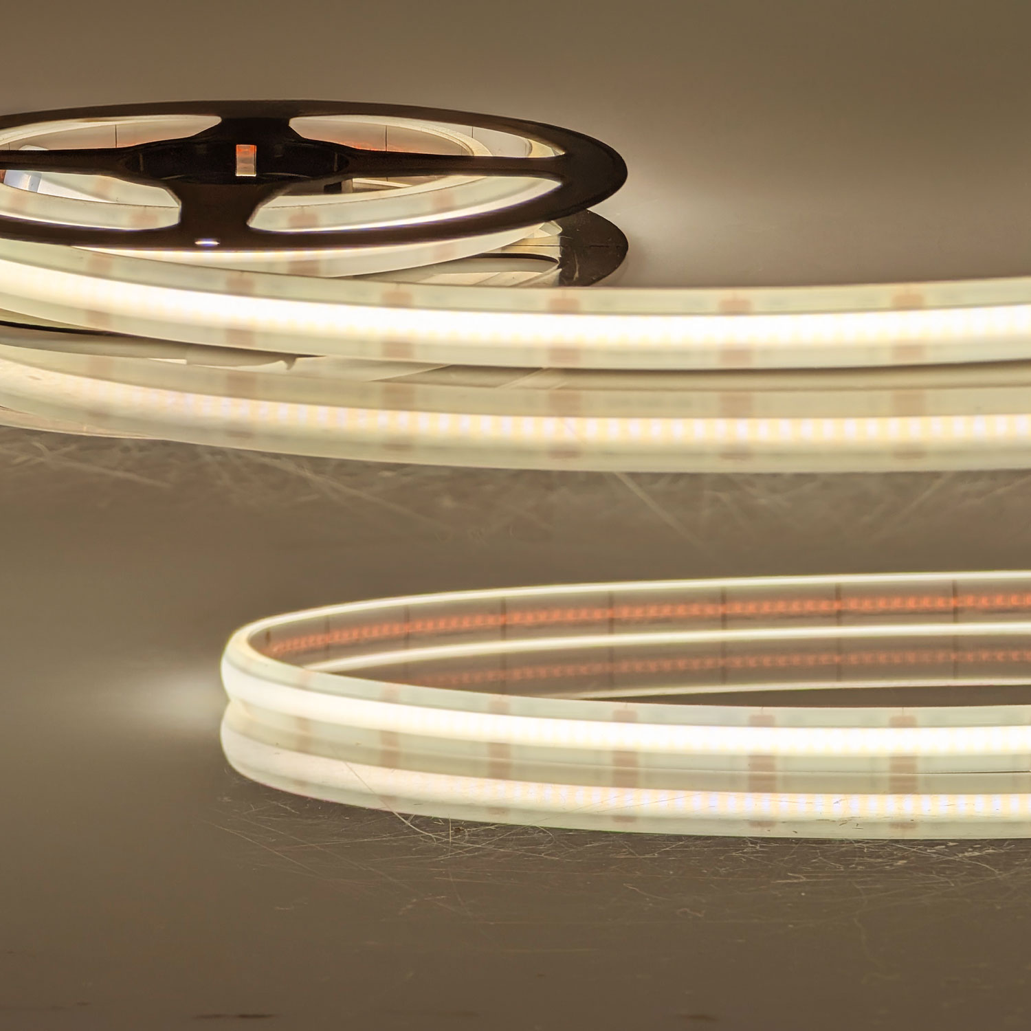 LED HT927/960 CCT Flexband für bis zu 100°C Umgebung, 24V DC, 10W|10W, IP68, 5m Rll, 640 LED/m