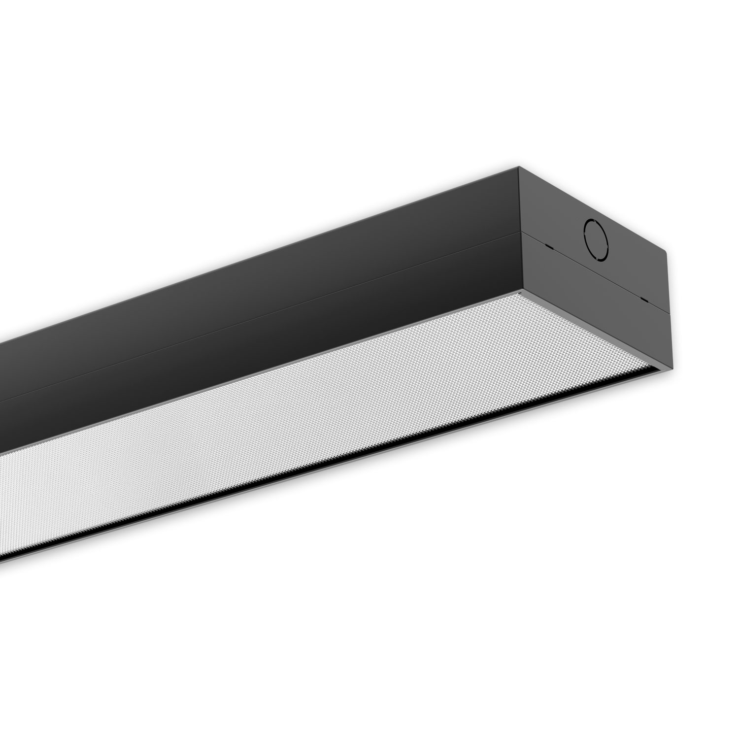 LED Langfeldleuchte, 120x12cm, schwarz, 25|30|35|40W, UGR