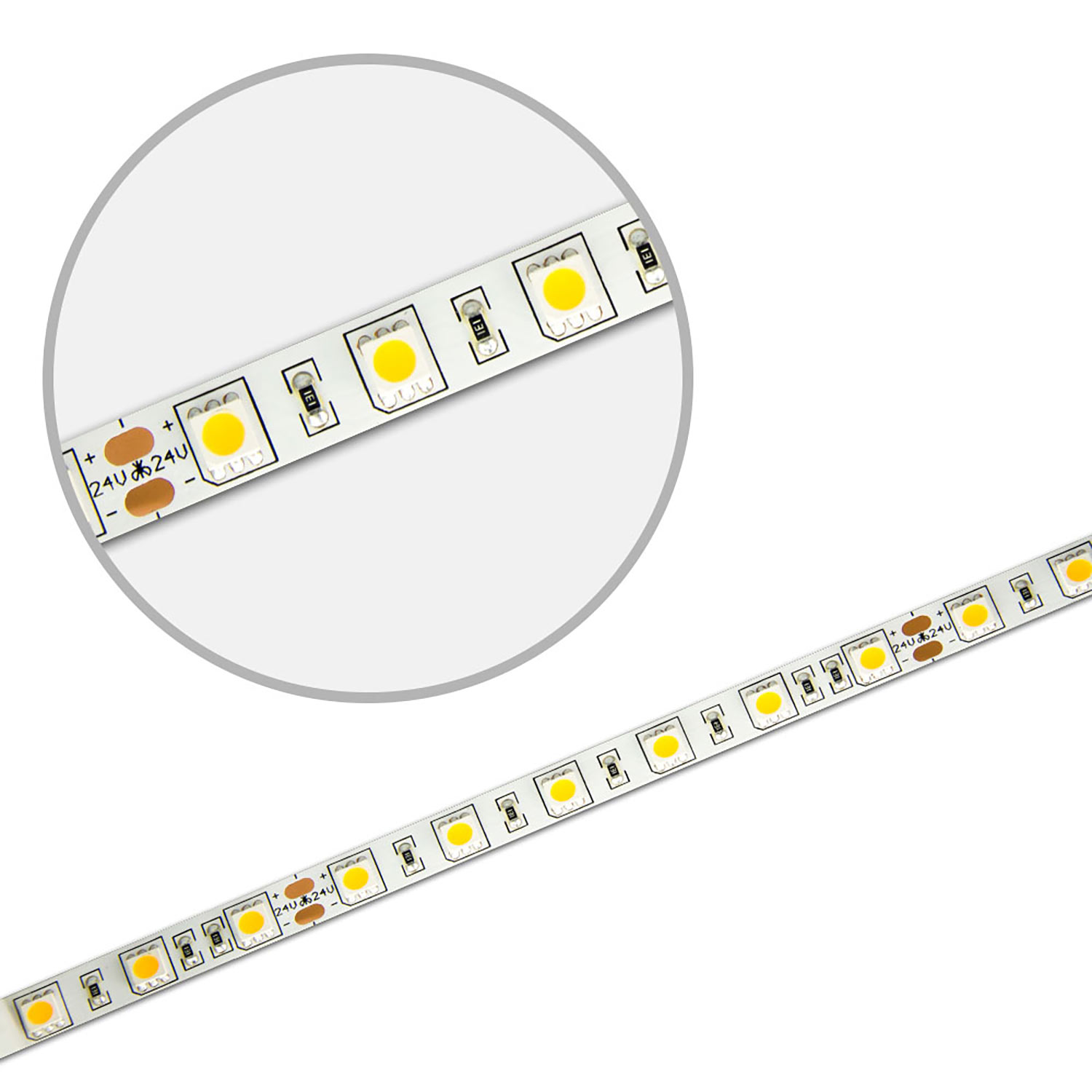 LED SIL830 Flexband, 24V DC, 14,4W, IP20, 3000K, 5m Rolle, 60 LED/m