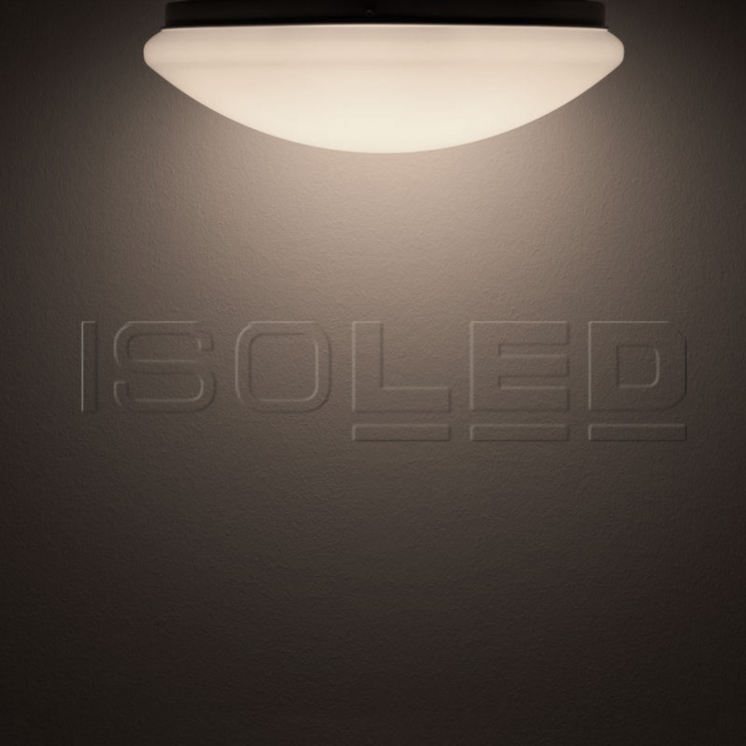 LED Decken/Wandleuchte weiß, rund, 24W, DN380, IP54, neutralweiß