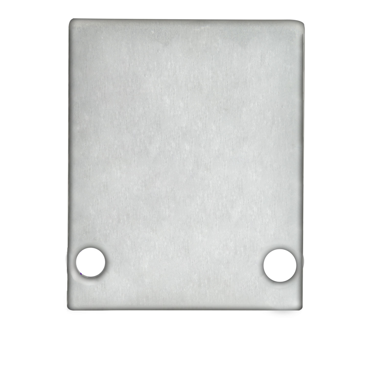 Endkappe EC89 Aluminium eloxiert für Profil HIDE SINGLE inkl. Schrauben