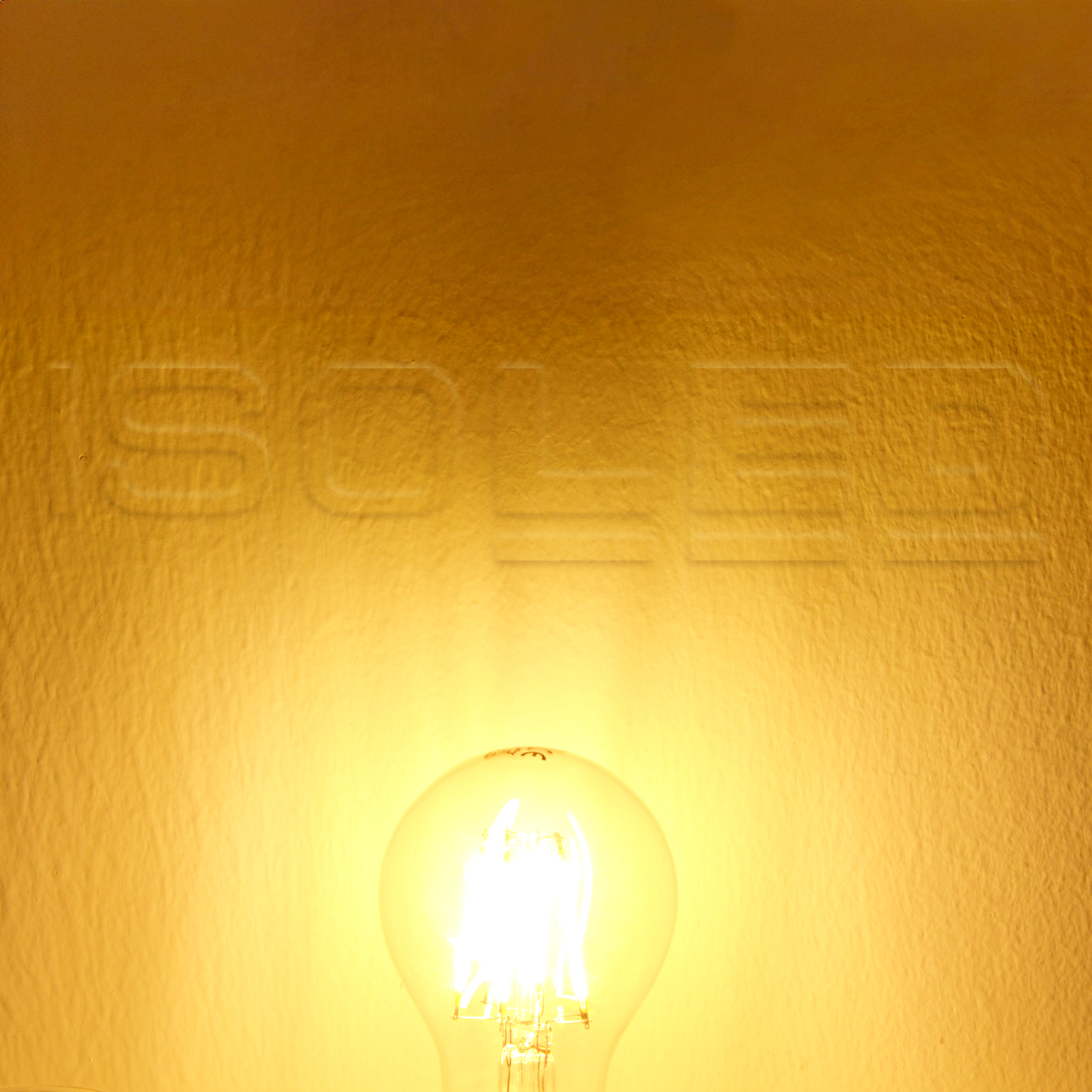 E27 LED Birne A67, 12W, klar, 160 lm/W, warmweiß, dimmbar