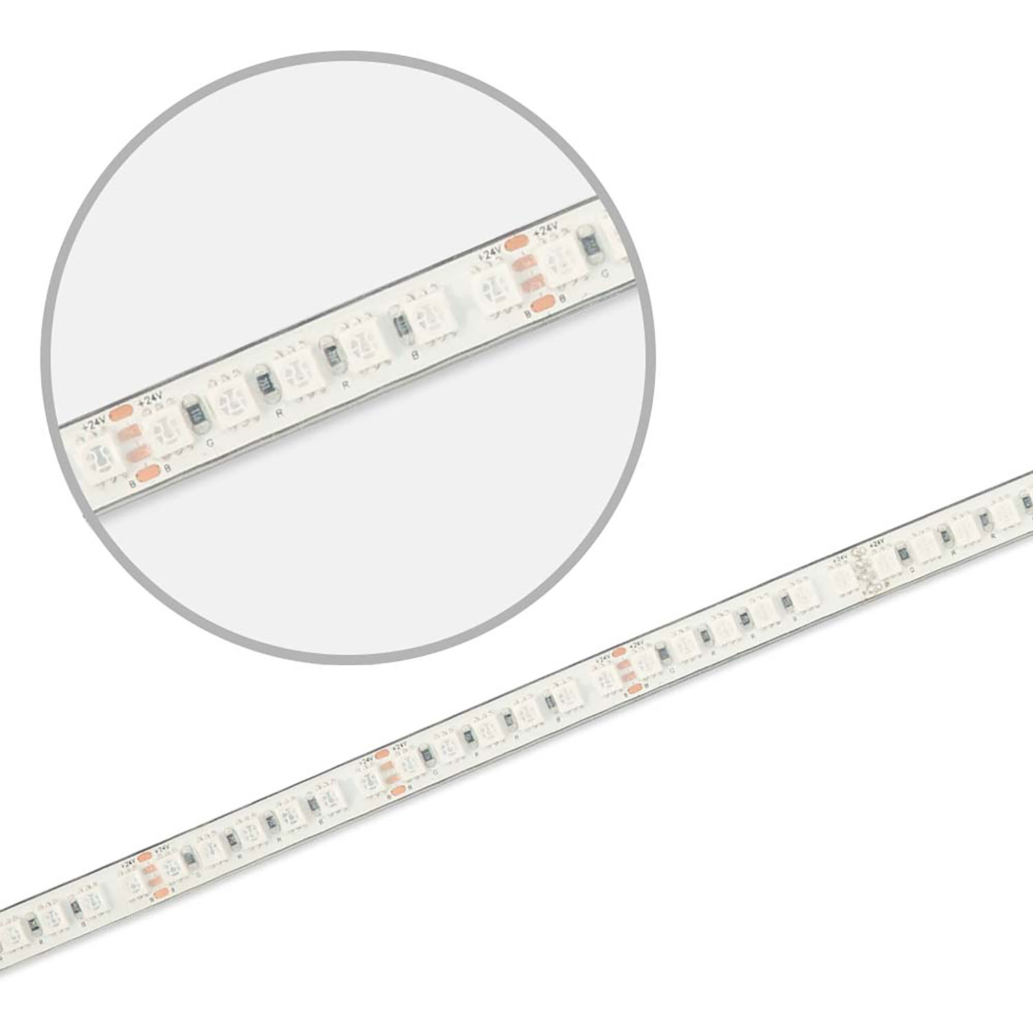 LED AQUA RGB Linear Flexband, 24V DC, 12W, IP67, 5m Rolle, 120 LED/m